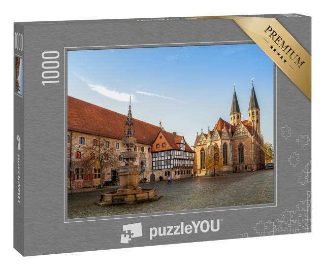 Puzzle 1000 Teile „Markt von Braunschweig in Deutschland“