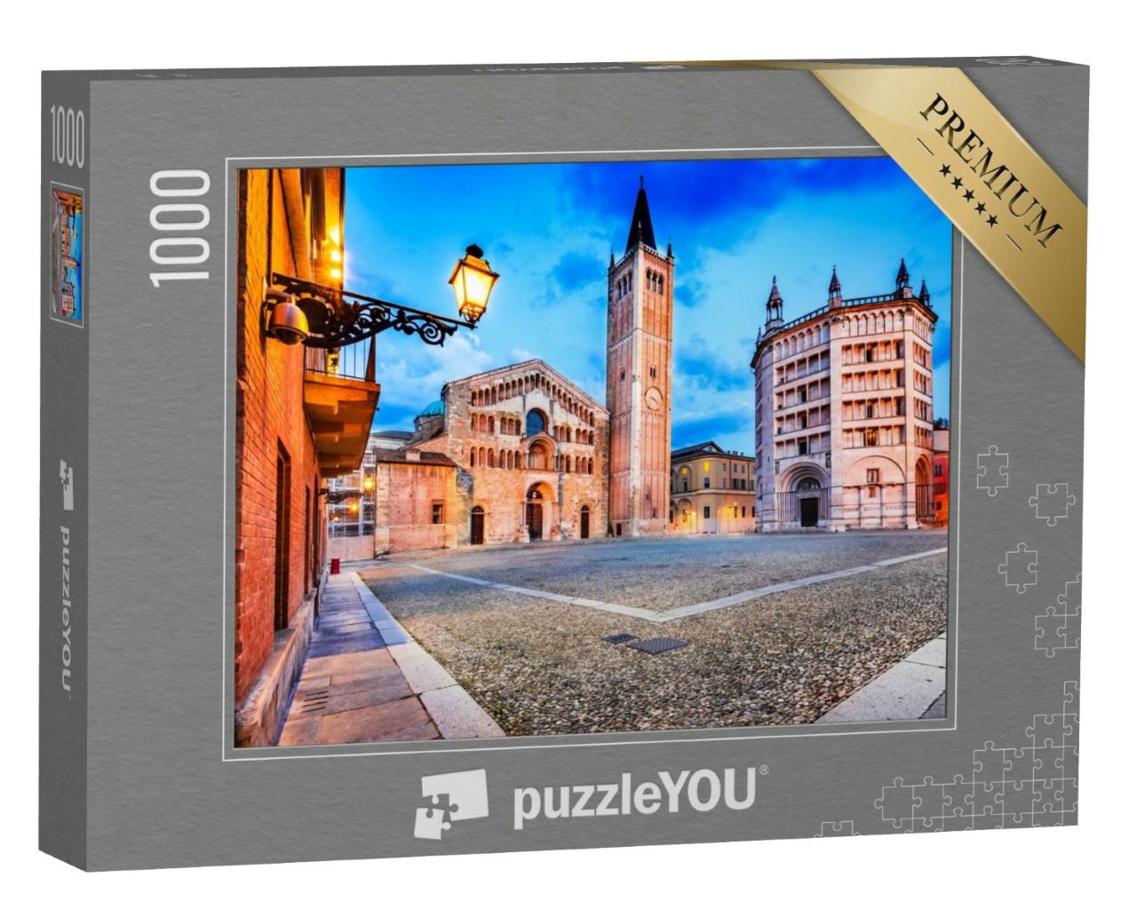 Puzzle 1000 Teile „Piazza del Duomo mit der Kathedrale, Parma, Italien“