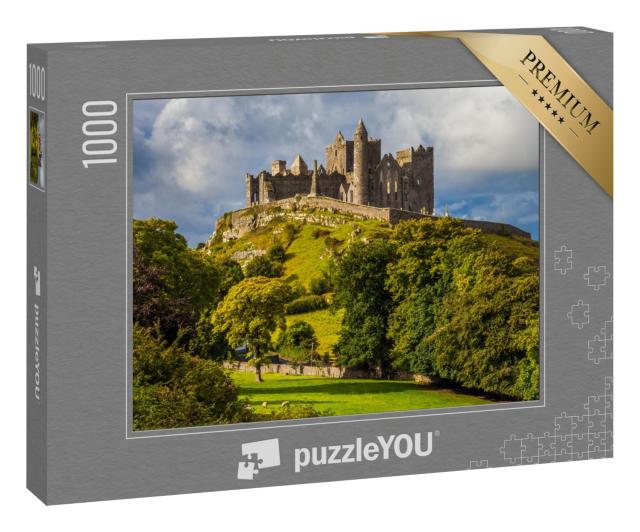 Puzzle 1000 Teile „Rock of Cashel in spektakulärem Licht, Tipperary, Irland“