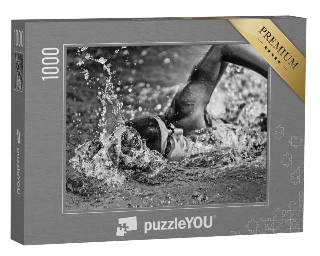 Puzzle 1000 Teile „Schnelles Schwimmen - Wasser in Bewegung“