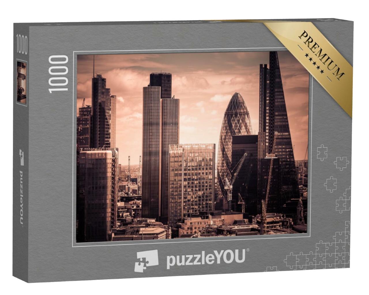 Puzzle 1000 Teile „Wolkenkratzer, London“