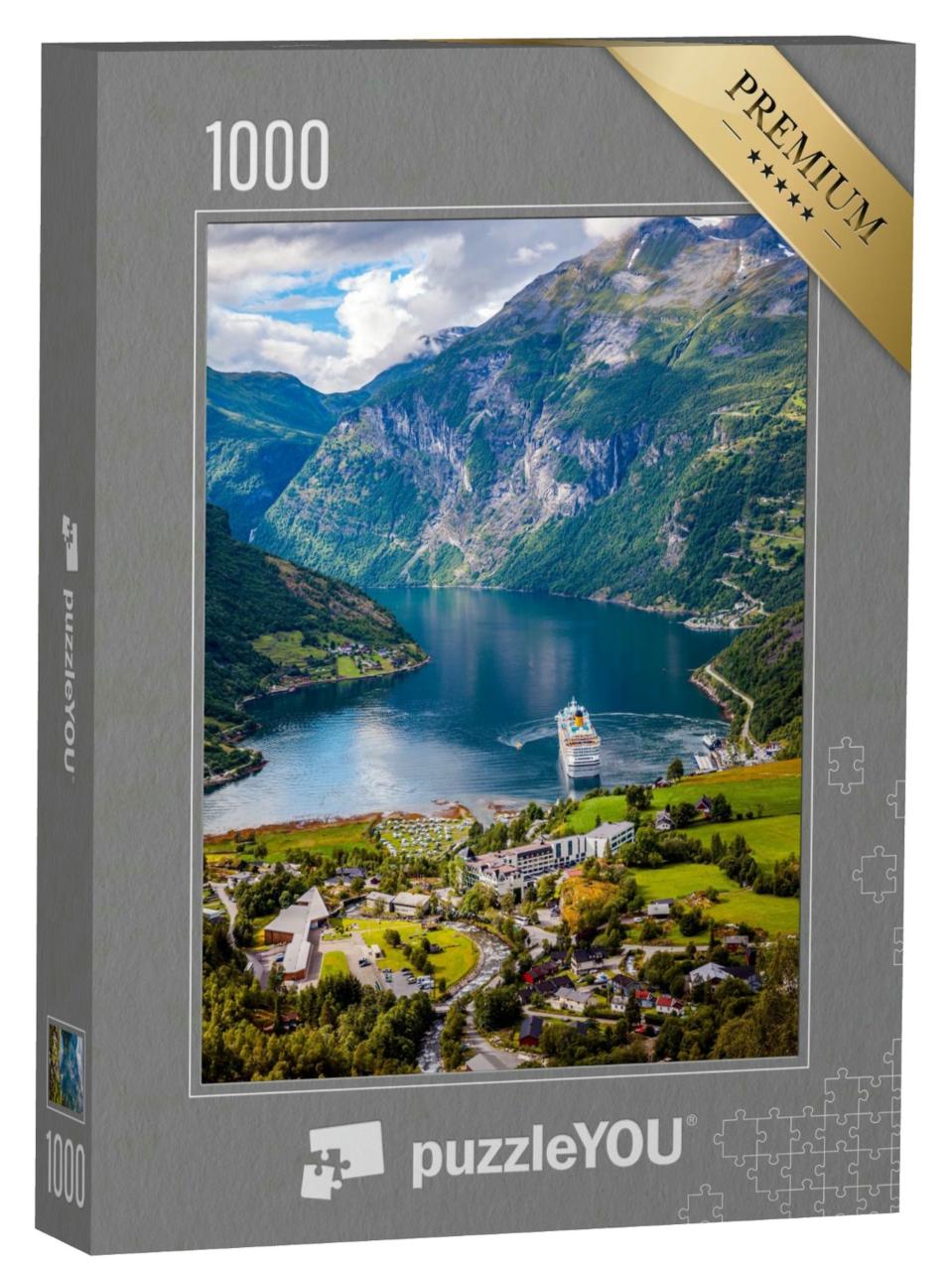 Puzzle 1000 Teile „Geirangerfjord “