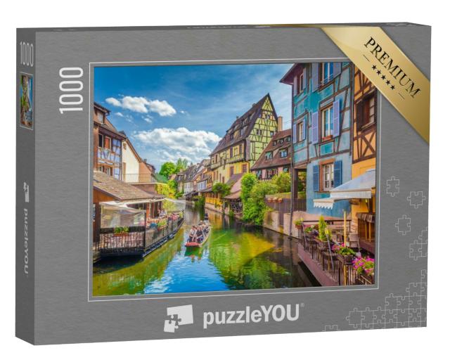 Puzzle 1000 Teile „Klein-Venedig: Historische Stadt Colmar im Elsass“