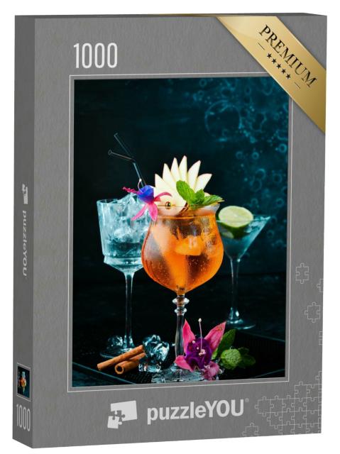 Puzzle 1000 Teile „Cocktail in einem Glas: Aperol Spritz“