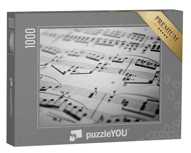 Puzzle 1000 Teile „Musiknoten“