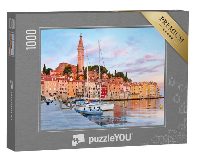 Puzzle 1000 Teile „Mittelalterliche Stadt Rovinj an der Adria, Kroatien“