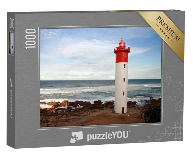 Puzzle 1000 Teile „Leuchtturm in Umhlanga, Südafrika“