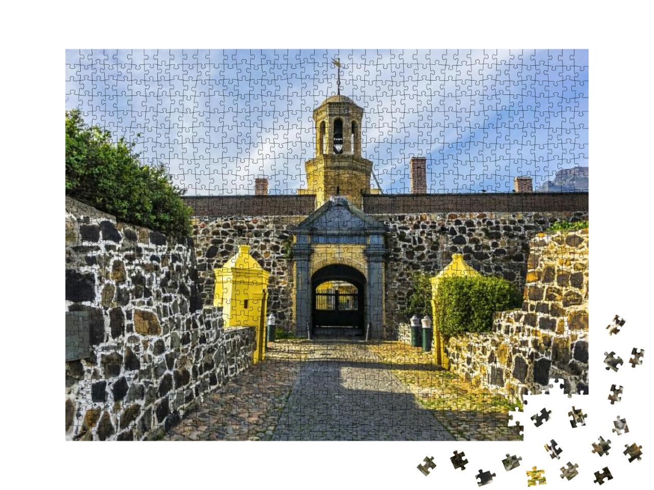 Puzzle 1000 Teile „Eingang zum Castle of Good Hope oder Cape Town Castle, Kapstadt, Südafrika“