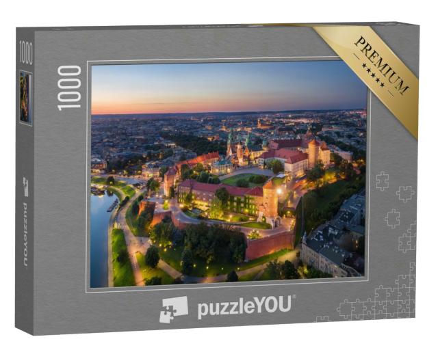 puzzleYOU Puzzle Sonnenuntergang über dem Schloss von Marseille