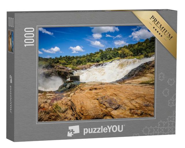Puzzle 1000 Teile „Bild von Natur und Tieren im Murchison Falls Park, Uganda, Afrika“