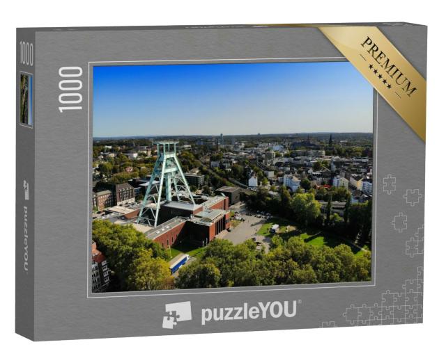 Puzzle 1000 Teile „Stadt Bochum mit Bergbaumuseum, Deutschland“