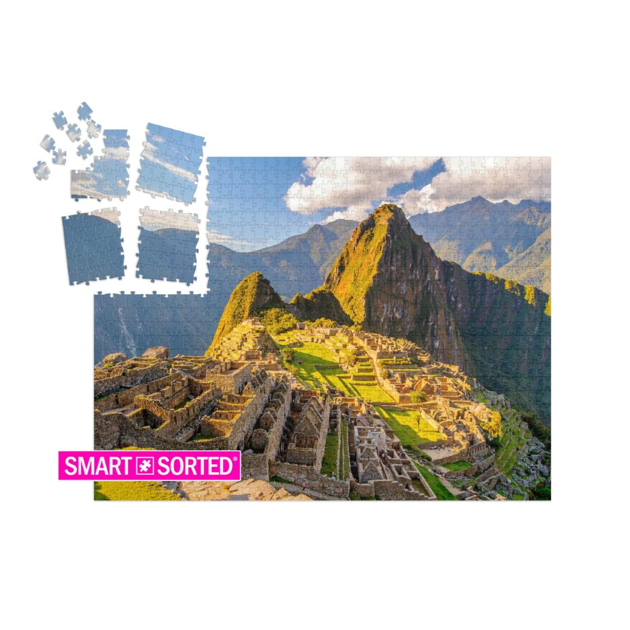 SMART SORTED® | Puzzle 1000 Teile „Peru, Südamerika: Machu Picchu, UNESCO-Weltkulturerbe“