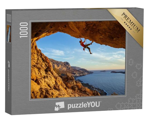 Puzzle 1000 Teile „Klettern am Überhang“