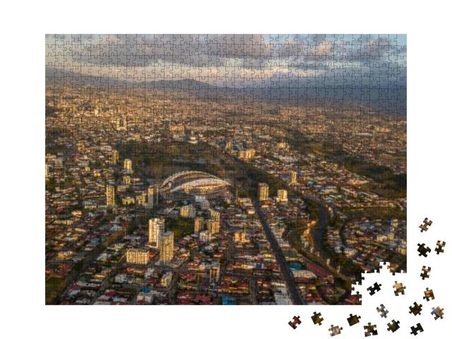 Puzzle 1000 Teile „Luftaufnahme der Sabana, San Jose, Costa Rica“