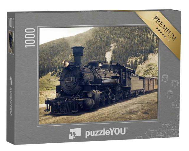 Puzzle 1000 Teile „Vintage-Dampfzug“