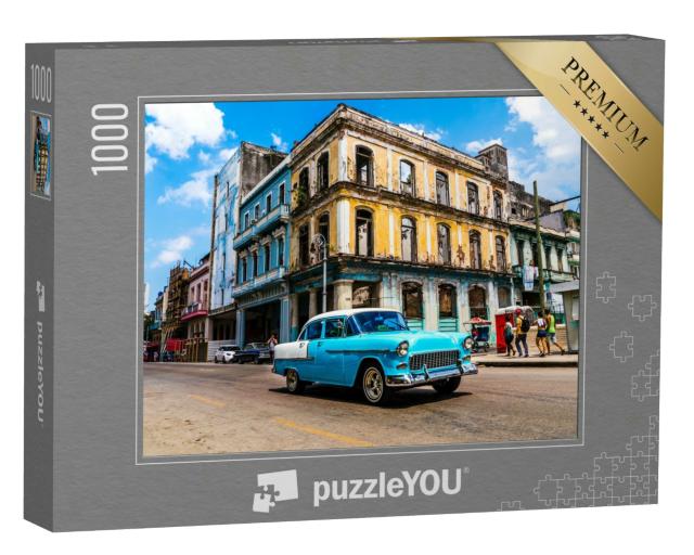 Puzzle 1000 Teile „Oldtimer in Havanna, Kuba“