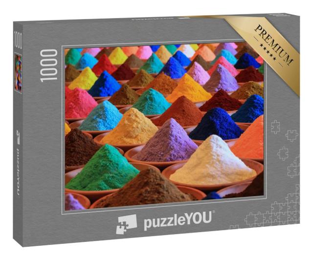Puzzle 1000 Teile „Auswahl an verschiedenen Gewürzen“