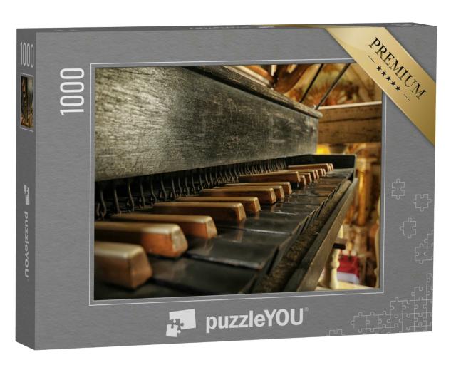 Puzzle 1000 Teile „Tastatur einer historischen Orgel“