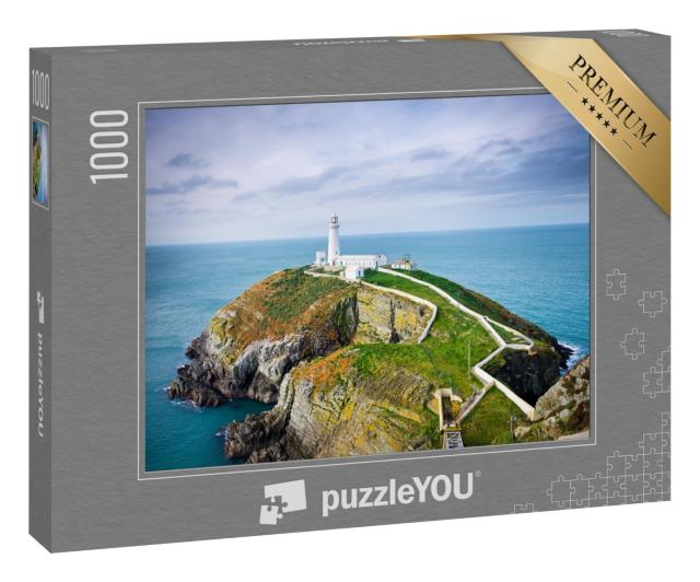 Puzzle 1000 Teile „South Stack Leuchtturm in Anglesey, Wales, Großbritannien“