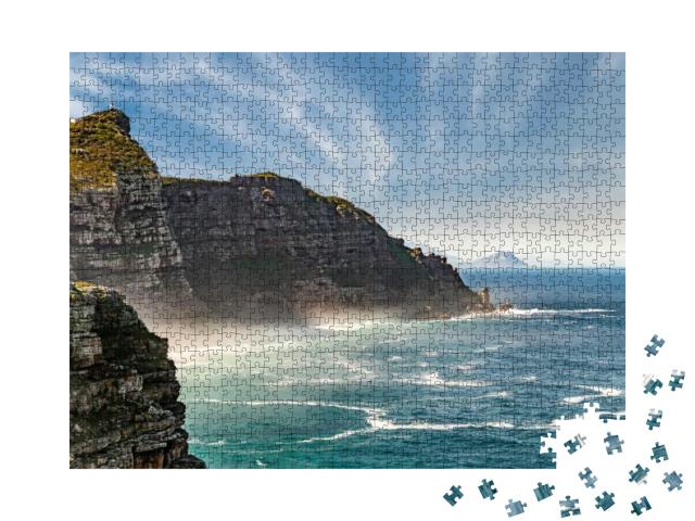 Puzzle 1000 Teile „Wolken über dem Kap der guten Hoffnung, Südafrika“
