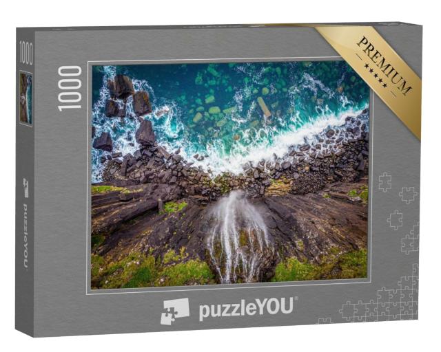 Puzzle 1000 Teile „Kilt Rock auf der Isle of Skye in Schottland“
