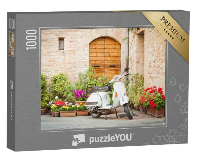 Puzzle 1000 Teile „Eine Vespa, Italien“