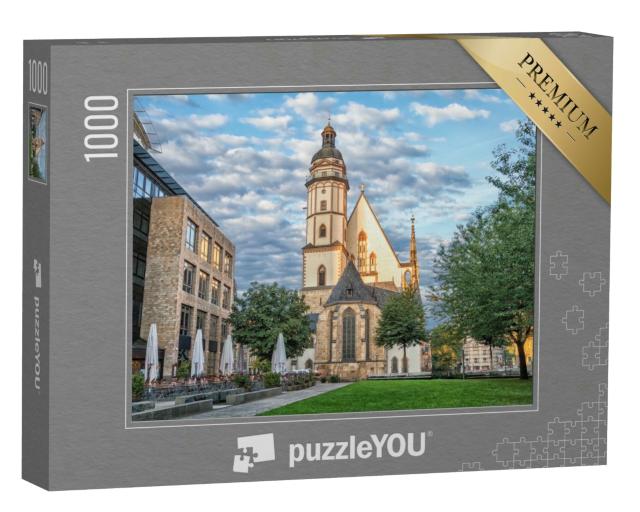 Puzzle 1000 Teile „Thomaskirche in Leipzig, Sachsen, Deutschland“