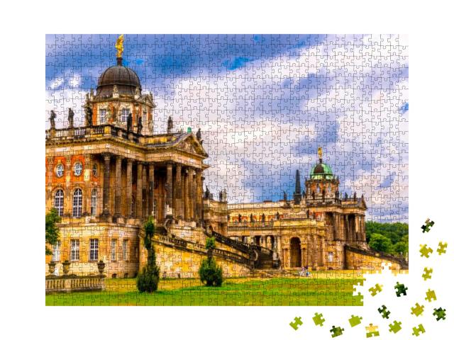 Puzzle 1000 Teile „Das Neue Palais, Sanssouci, Potsdam, Brandenburg“