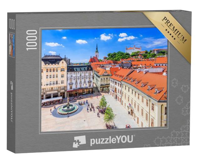 Puzzle 1000 Teile „Impression von Bratislava, Hauptstadt der Slowakei“