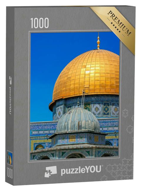 Puzzle 1000 Teile „Detailansicht des Felsendoms auf dem Tempelberg in Jerusalem“