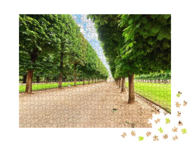 Puzzle 1000 Teile „Jardin du Luxembourg, einer der schönsten Gärten in Paris“