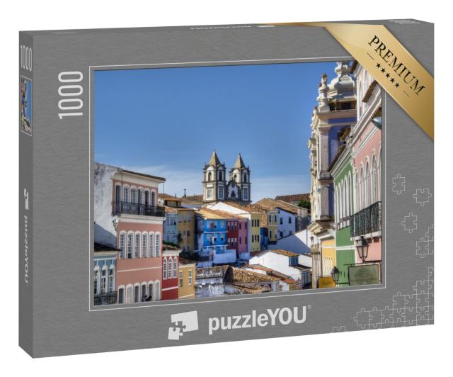 Puzzle 1000 Teile „Das historische Zentrum von Salvador in Brasilien“