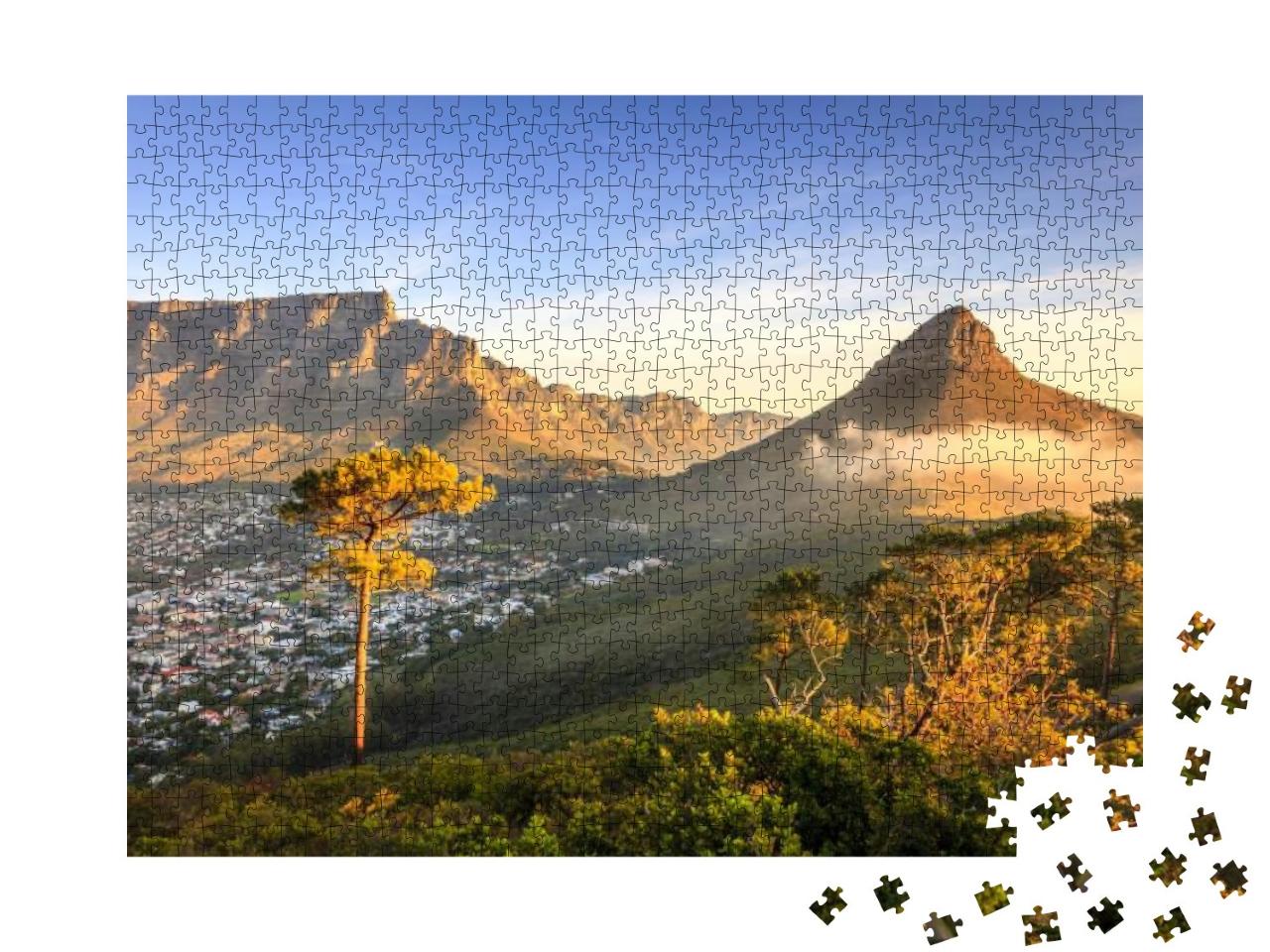 Puzzle 1000 Teile „Lions Head Mountain in Kapstadt, Südafrika“