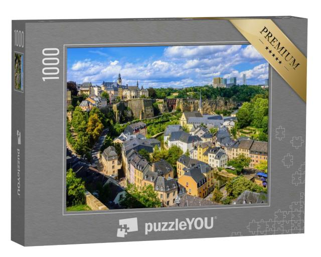 Puzzle 1000 Teile „Luxemburg-Stadt und das Viertel Grund“
