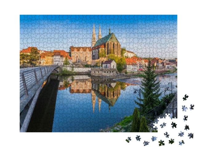 Puzzle 1000 Teile „Blick auf Görlitz, Deutschland“
