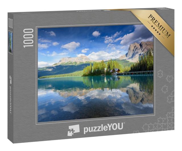 Puzzle 1000 Teile „Smaragdsee im Banff-Nationalpark, British Columbia, Kanada“