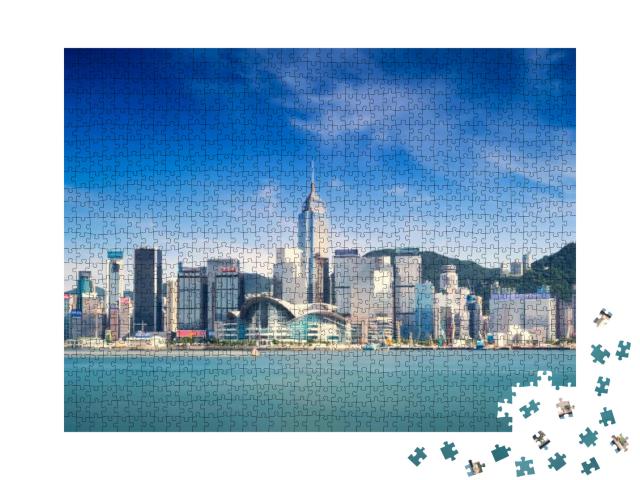 Puzzle 1000 Teile „Hongkong City“