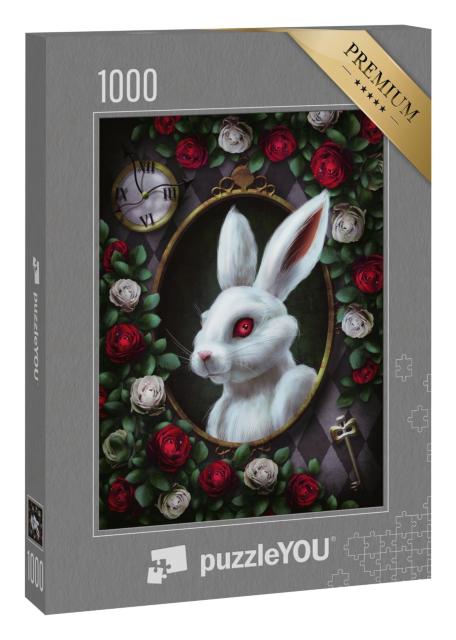 Puzzle 1000 Teile „Weißes Kaninchen aus Alice im Wunderland“