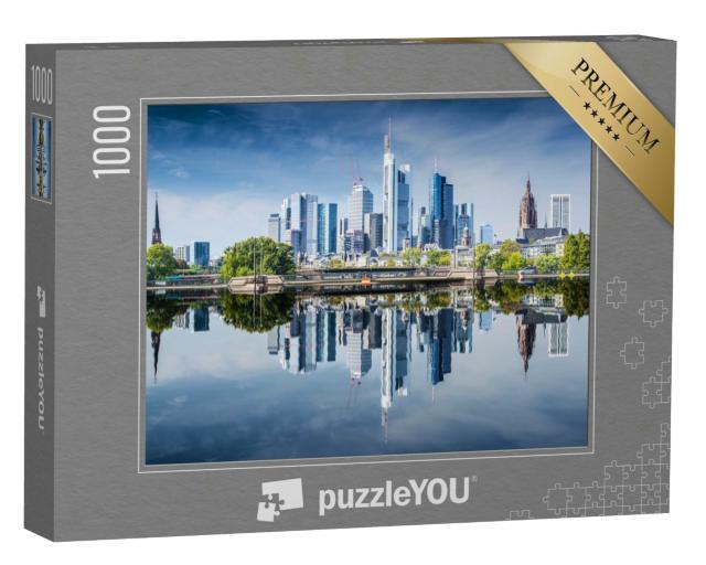 Puzzle 1000 Teile „Skyline von Frankfurt am Main, Deutschland“