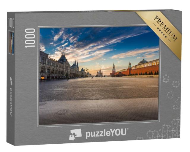 Puzzle 1000 Teile „Roter Platz mit Blick auf die Basilius-Kathedrale, Moskau“