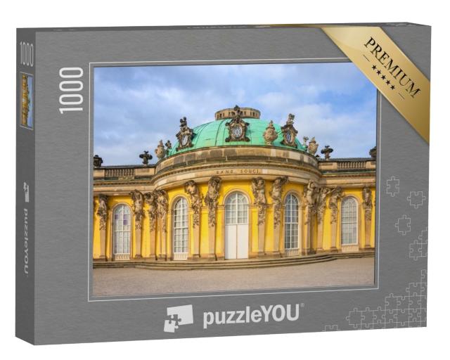 Puzzle 1000 Teile „Fassade von Schloss Sanssouci in Potsdam“