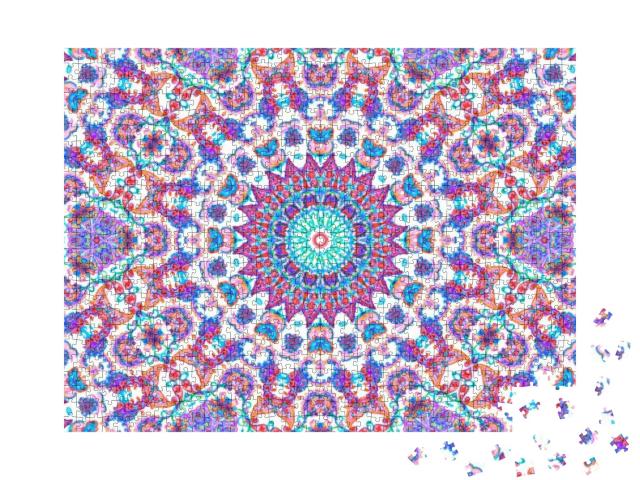 Puzzle 1000 Teile „Buntes Kaleidoskop“