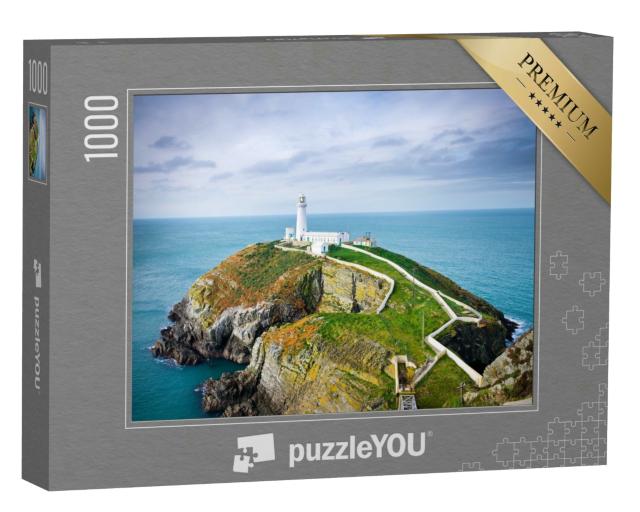 Puzzle 1000 Teile „South Stack Leuchtturm in Anglesey, Wales, Großbritannien“