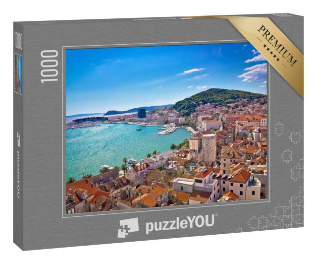 Puzzle 1000 Teile „Luftaufnahme von Split, Kroatien“