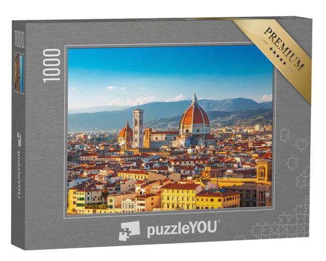 Puzzle 1000 Teile „Kathedrale von Florenz im Sonnenaufgang“