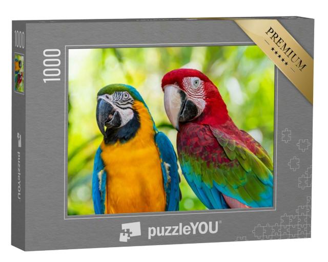 Puzzle 1000 Teile „Papagei, Aras “