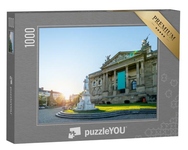 Puzzle 1000 Teile „Das Theater in Wiesbaden“