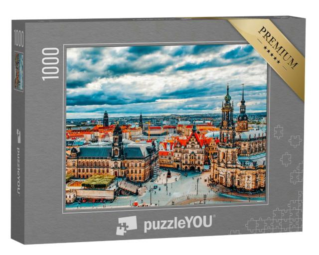 Puzzle 1000 Teile „Historisches Zentrum der Dresdner Altstadt“