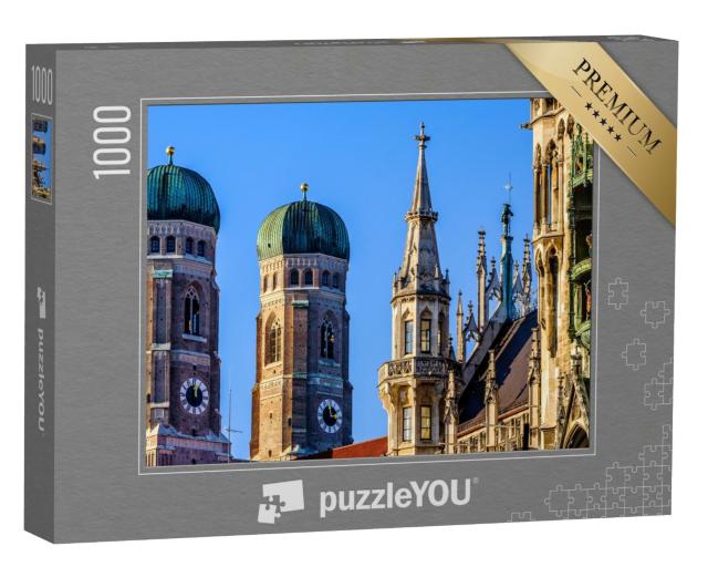 Puzzle 1000 Teile „Liebfrauenkirche: Münchner Dom, Deutschland“