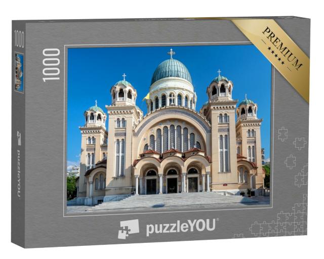 Puzzle 1000 Teile „Kirche des Heiligen Andreas, Peloponnes, Griechenland“